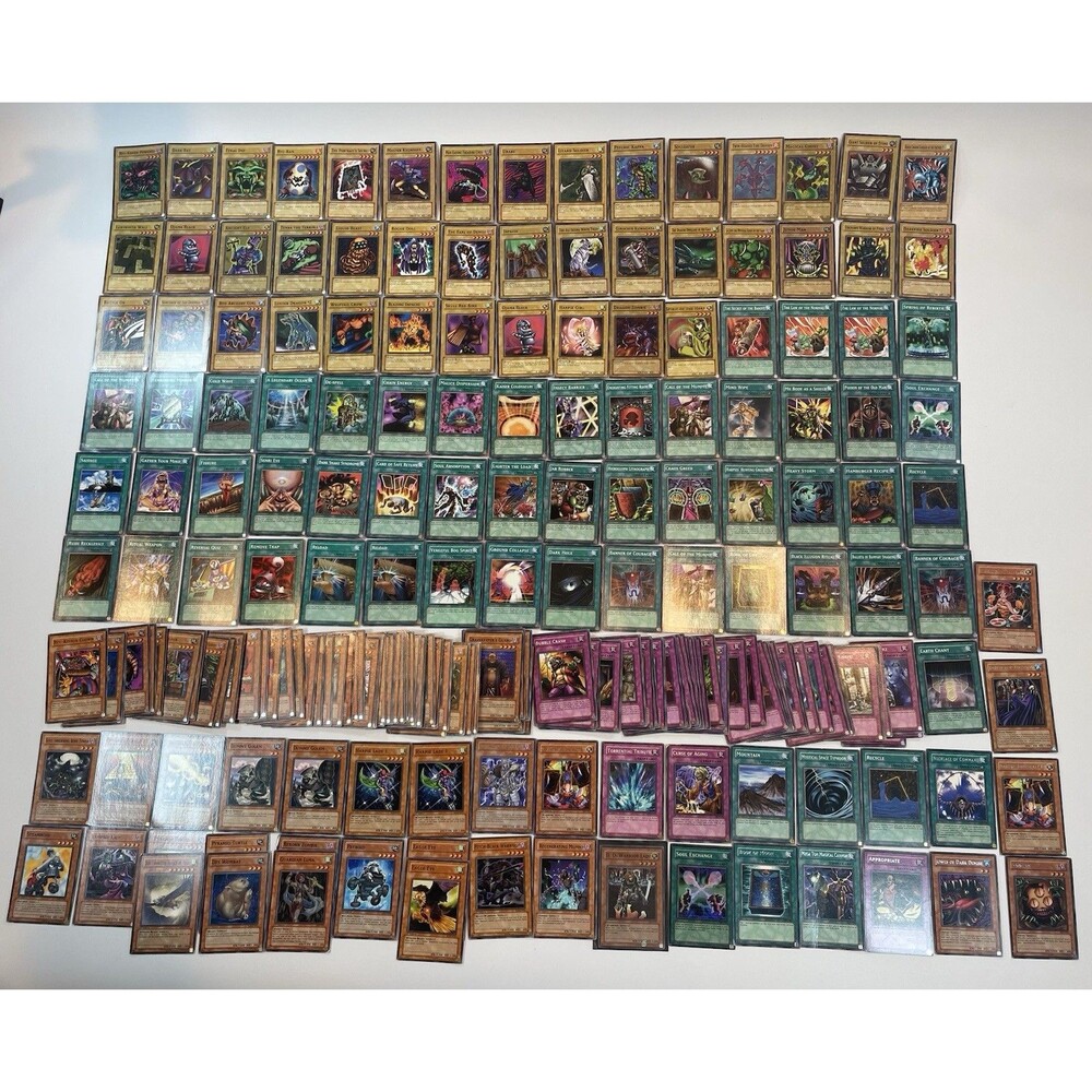 Yugioh Card Lot Holos Common Base 1st Editions 255 cards All Cards Shown